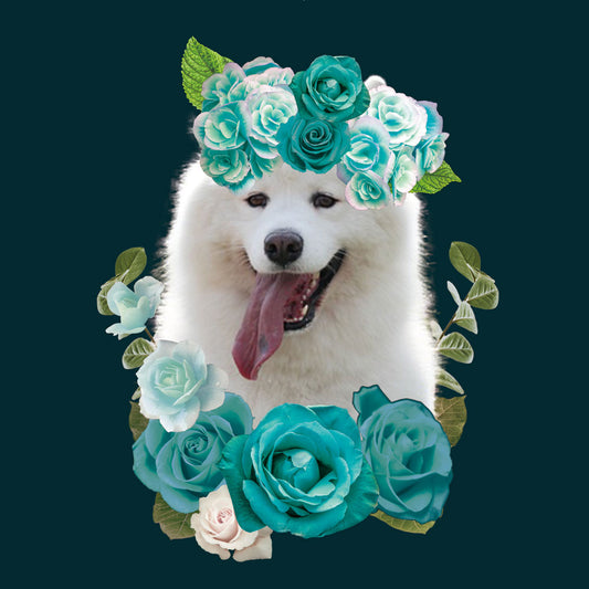 Custom Pet Wallpaper | Rose Crown Edition