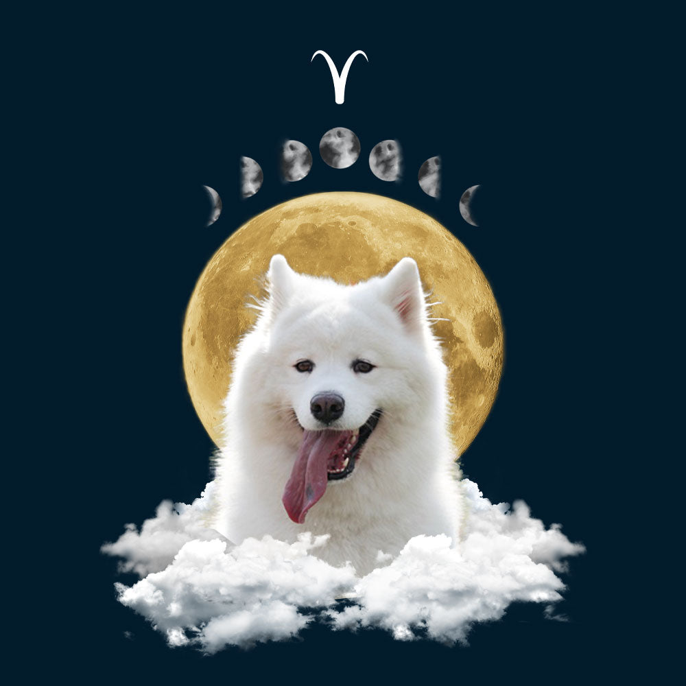 Custom Pet Wallpaper | Full Moon