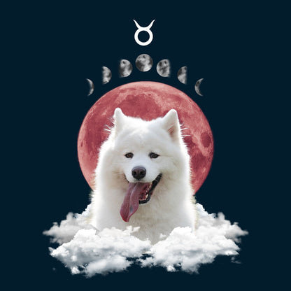 Custom Pet Wallpaper | Full Moon